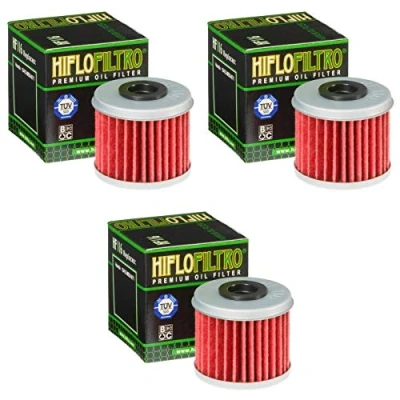 Afbeelding van 3x oliefilter CRF 450 R 2002 2015 Hiflo HF116