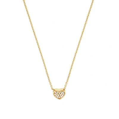 Afbeelding van Jette Zirkonia Ketting, Dames, Maat: One Size, Gelbgold