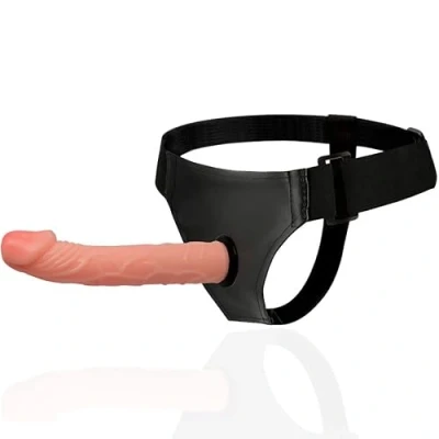 Afbeelding van Harness Attraction Jackson Flesh 19.8 X 4.2cm Fetish Bondage BDSM Dildo with