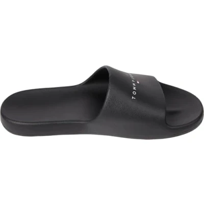 Afbeelding van Tommy Jeans Teenslippers, Heren, Maat: 40, Black Kunststof