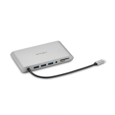 Afbeelding van Kensington UH1440P USB C 5Gbps Dual Video Driverless Mobile Dock met 85W Power Delivery Zilver