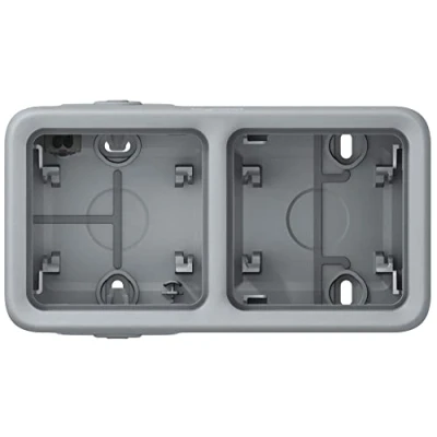 Afbeelding van Legrand 069672 geheugendoos 2 MEC. h grijs Plexus II Comp. Ref. 6565140410