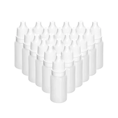 Afbeelding van QWORK® 150 stks 10 ml plastic druppelflesje, druppelflesjes voor vloeibare monsters