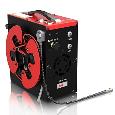 Afbeelding van GX CS3 PCP Luchtcompressor, automatische uitschakeling, olievrij, geïntegreerd water oliescheidingsfilter, 4500 psi/30 Mpa