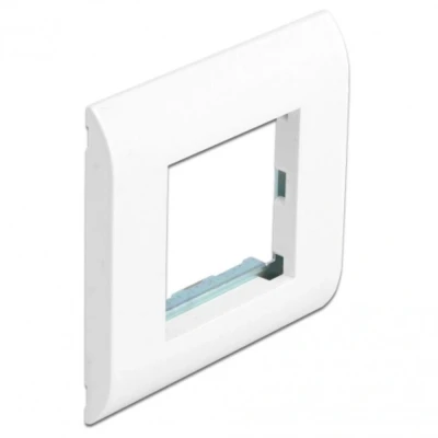 Afbeelding van Delock Easy 45 modulehouder met afdekraam 80 x mm wit