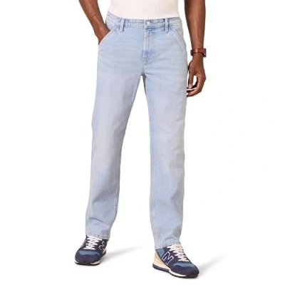 Afbeelding van Amazon Essentials Heren Relaxed Fit Workwear Jean, Lichtblauw Wash, 28W x 30L