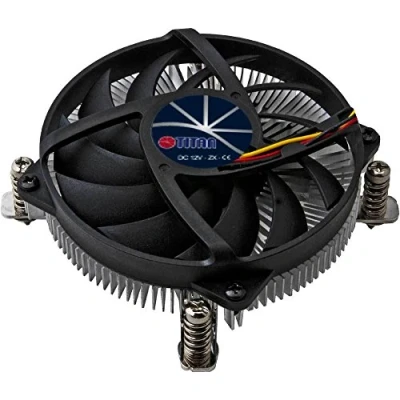 Afbeelding van Titan DC 155A915Z/RPW CPU koperen koeler (met PWM snelheidsmeter, laag profiel, geschikt voor Intel Socket 1155, 1156)