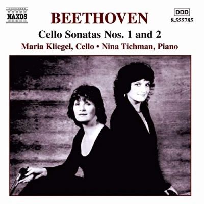 Afbeelding van Maria Kliegel &amp; Nina Tichman Beethoven: Cello Sonatas Nos. 1 2 (CD)