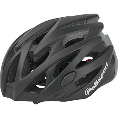 Afbeelding van Polisport PolispGoudt helm Twig mat zwart/ grijs M 55 58cm easy lock
