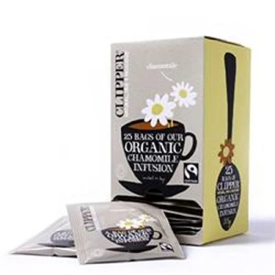 Afbeelding van Thee Clipper Fairtrade Infusion Chamomile bio 25stuks