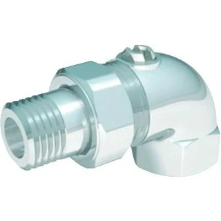 Afbeelding van Broen Ballofix radiatorvoetventiel 1/2&quot; haaks vernikkeld