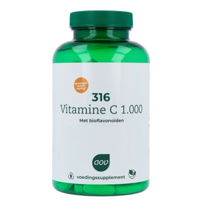 Afbeelding van Gratis Verzending: 2x AOV Vitamine C 1000 mg 316 180 tabletten
