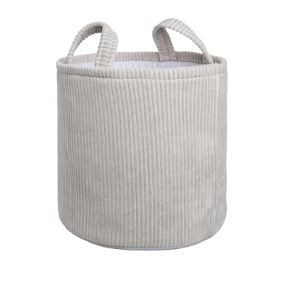 Afbeelding van Baby&#039;s Only Opbergmand kinderkamer &amp; babykamer Speelgoedmand Wasmand Sense Kiezelgrijs Ø38 cm