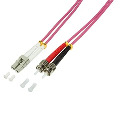 Afbeelding van LogiLink FP4LT01 Glasvezel Optische vezel Aansluitkabel 50/125 µ Multimode OM4 1.00 m