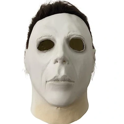 Afbeelding van HAORONG Michael Myers maskers voor heren, Halloween gezichtsmaskers volwassenen, griezelig kostuum, cosplay