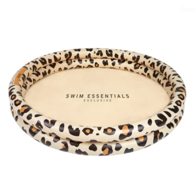 Afbeelding van Swim Essentials Zwembad Rond 100 cm Beige Panterprint