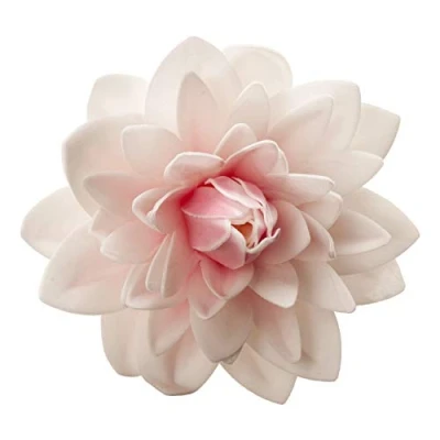 Afbeelding van Dekora bloem taartdecoratie reuzendahlia, voor bruiloftstaart eenvoudig te gebruiken taartdecoraties, kleur roze 12,5 cm, groot, 126142