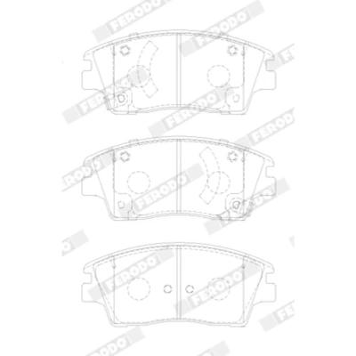 Afbeelding van Ferodo Remblokset FDB5274