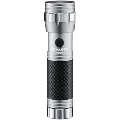 Afbeelding van Varta Brite Essential F10 zaklamp, lamp voor elk huishouden, zilver