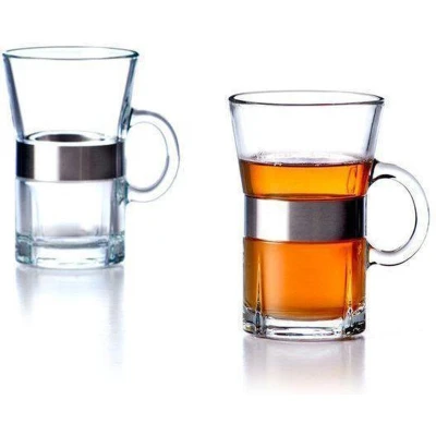Afbeelding van Rosendahl Grand Cru Theeglazen met oor 24 cl, per 2 stuks loodvrij glas/rvs