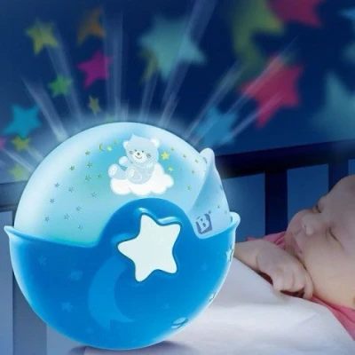 Afbeelding van Infantino Soothing Light &amp; Projector Pink 3 in 1 Babyprojector BK 04908