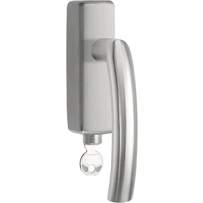 Afbeelding van Formani Draaikiepgarnituur BASICS LBX4 DKLOCK O afsluitbaar linksdraaiend mat RVS