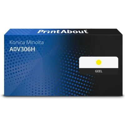 Afbeelding van Huismerk Konica Minolta A0V306H Toner Geel Hoge capaciteit