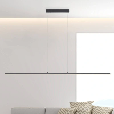 Afbeelding van Paul Neuhaus Design hanglamp Pure Lite 160cm antraciet 8377 13