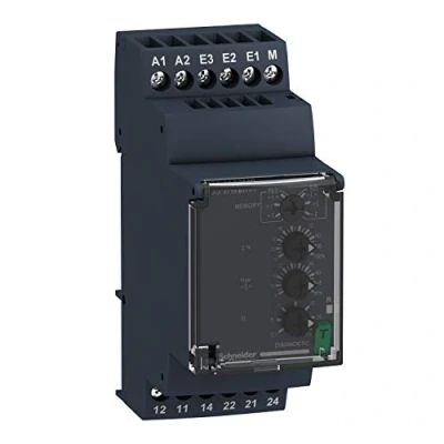 Afbeelding van Schneider electric stroombewakingsrelais meetstroom 0 15 15a over of onderstroom voeding 24 240vac insteltijd 1 30s 2w rm35ja32mr