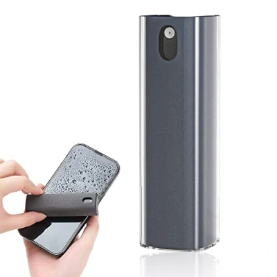 Afbeelding van Alyvisun Draagbare schermreiniger, 3 in 1 displayreiniger, spray met microvezelstof en spuitfles voor camera, laptop, telefoons, monitoren (vloeistof niet inbegrepen), 12ml