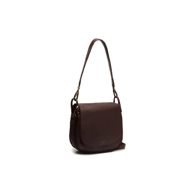 Afbeelding van SUMATRA Black label dames schoudertas bruin