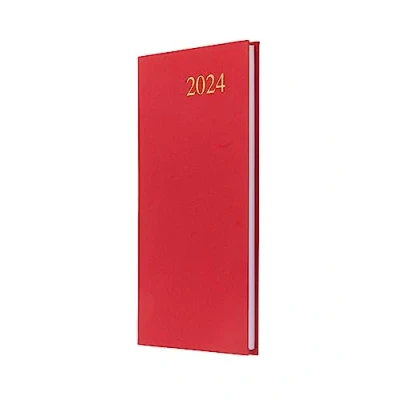 Afbeelding van Collins Debden Essential Diary Weekly Pocket Planner 2024 Milieuvriendelijk, gerecycled papier en volledig recyclebaar Dagboek, Soft Touch Flexibele Cover, Kleine Zakkalender