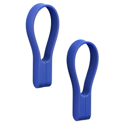 Afbeelding van Zone Denmark Loop magnet Handdoeklus 9 cm 2 st. Indigo Blue