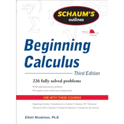 Afbeelding van Schaum&#039;s Outline of Beginning Calculus, Third Edition