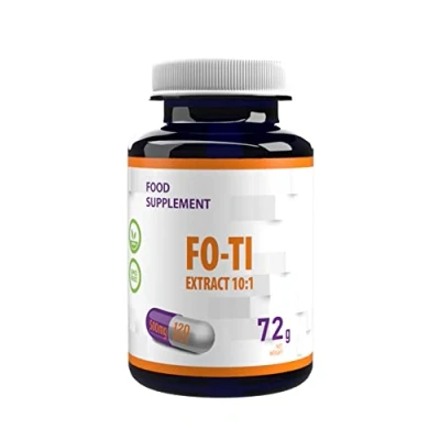 Afbeelding van Fo Ti (He Shou Wu) Extract 10:1 (5000mg Equivalent) 120 Vegan Capsules