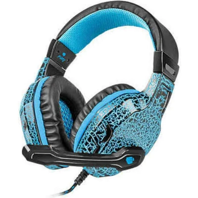 Afbeelding van Hoofdtelefoon met microfoon Natec Fury Hellcat Blauw Zwart