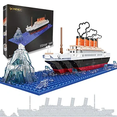 Afbeelding van OneNext RMS Titanic bouwsteenset, 548 stuks, 100% compatibel doe het zelf educatief speelgoed, 3D puzzel, cadeau voor volwassenen en kinderen