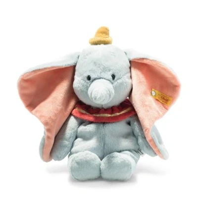 Afbeelding van Steiff Disney Soft Cuddly Friends Dumbo lichtblauw, 30 cm