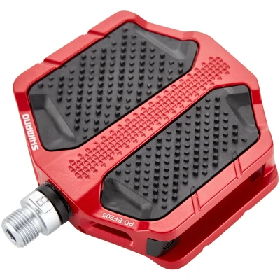 Afbeelding van Shimano PD EF205 Platform pedalen, rood