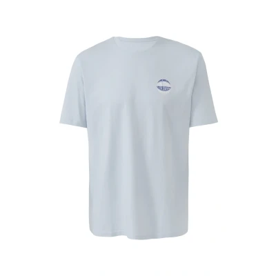 Afbeelding van QS Tshirt print, Heren, Maat: Small, Blassblau