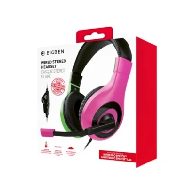 Afbeelding van Bigben Stereo Gaming Headset V1 Nintendo Switch Paars/Groen
