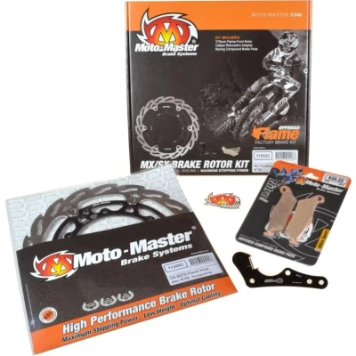 Afbeelding van Moto Master Remschijf 310022 Flame Floating Offroad Kit Rotor Adapter Pads 270MM