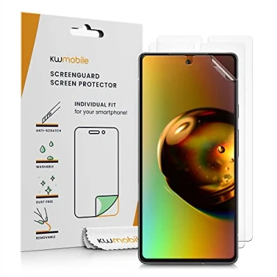 Afbeelding van kwmobile 3x screenprotectors geschikt voor Google Pixel 6a beschermende folie smartphone