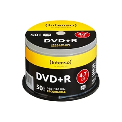Afbeelding van 1x50 Intenso DVDR 4.7GB 16x Speed. Cakebox