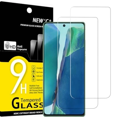 Afbeelding van NEW&#039;C 2 Stuks, Screen Protector voor Samsung Galaxy Note 20, Gehard Glass Schermbeschermer Film 0.33 mm ultra transparant, resistent