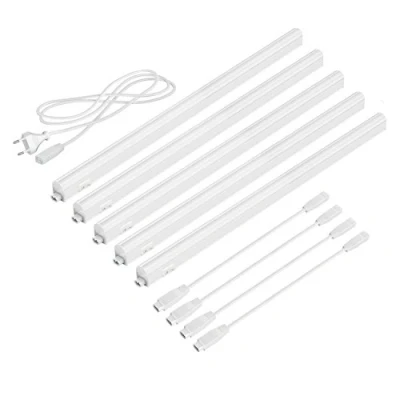 Afbeelding van parlat LED kastarmaturen Rigel, elk 57,3 cm, 40 cm kabel, 790lm, warm wit, set van 5