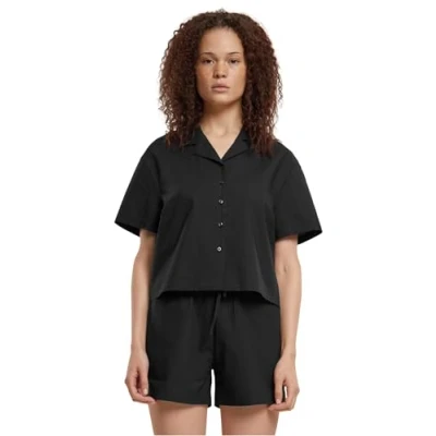Afbeelding van Urban Classics Overhemdblouse, Dames, Maat: Medium, Black