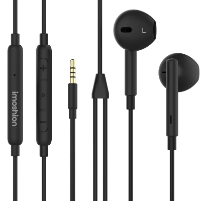 Afbeelding van oordopjes AUX / 3,5 mm Jack aansluiting Zwart iMoshion