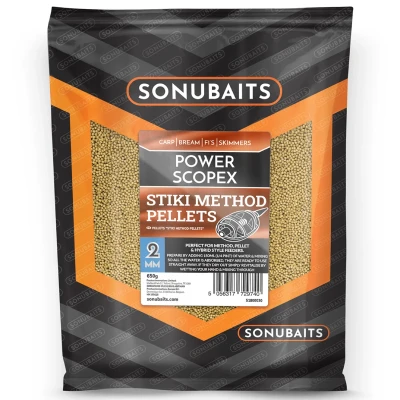 Afbeelding van Sonubaits Stiki Method Pellets Flavour 2mm (650g) Smaak : Scopex