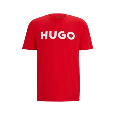 Afbeelding van HUGO Dulivio Tshirt print, Heren, Maat: XS, Open pink